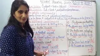 Quasi Passive Voice( Almost Passive - Active in Form, But PassiveIin Sense)