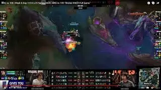 100 Sniper LCS Player double kill in top with Olaf.Epic Skilshot.