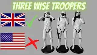 3 WISE STORMTROOPERS - NOT FOR SALE IN THE USA