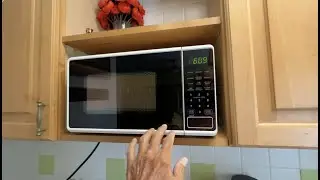 How to install a Mainstay Microwave on a shelve