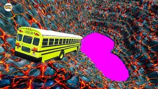 School Bus Crashes & Jump 12 | BeamNG.Drive