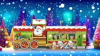 Unboxing Kinder Train Advent Calendar | Christmas 2023 | Blissful Melodies Included l ASMR