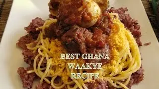 How to make the BEST Ghana Waakye aka Rice & Beans