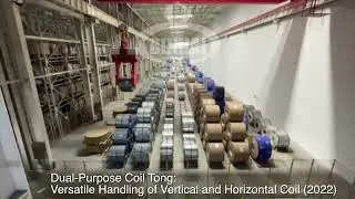 BINHAI | Dual Purpose Coil Tong - Versatile Handling of Vertical and Horizontal Coil