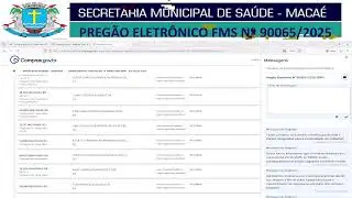 PREG&Atilde;O ELETR&Ocirc;NICO FMS N.&ordm; 90065/2025