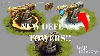 War Dragons: НОВОЕ ОБНОВЛЕНИЕ ЗАЩИТНОЙ БАШНИ &laquo;ЗЕНИТНЫЕ ПУШКИ&raquo;!! ОБЗОР И РАСКРЫТИЕ!