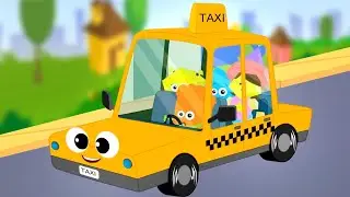 Wheels On the Taxi Go Round And Round + More Nursery Rhymes and Kids Songs
