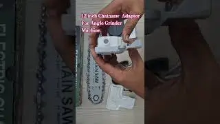 🔥😱 12 inch Chainsaw adapter For Angle Grinder Machine | Chainsaw converter for Grinder | Cutter