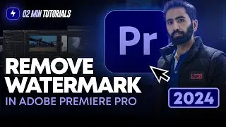 Как удалить водяной знак с видео в Adobe Premiere Pro 2024 | Удалить текст в Premiere