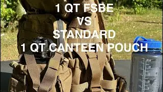 USMC Standard 1 Qt vs FSBE 1 Qt Canteen Pouch