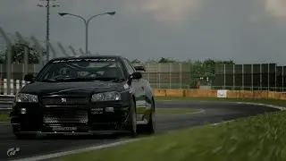 Gran Turismo 7 Online Time Trial Tsukuba Mine's BNR34 GT-R N1 base 57.269