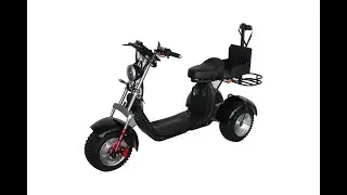 4000w Dual Drive Golf Trike Scooter with Swing Arm 36+ Holes