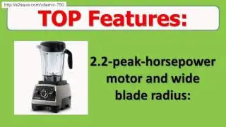 Vitamix 750 Blender Reviews | Vitamix Professional Series 750 Blender review & Discount. Pros & Cons