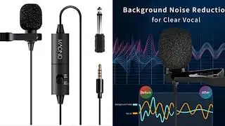Maono AU-100 Condenser Clip On Lavalier Microphone | Robotic Electronics
