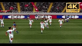 International Superstar Soccer Pro 98 &ndash; Turkey vs Japan (Rainy Match) | 4K Ultra HD