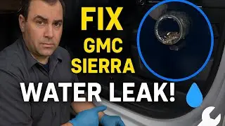 Устранение протечки воды в GMC Sierra Denali 2020 года | Проверка люка и дренажа кондиционера &mdash; у...