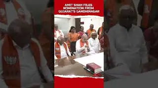 Amit Shah files nomination from Gujarat's Gandhinagar Lok Sabha constituency