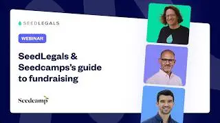 The SeedLegals and Seedcamp guide to fundraising