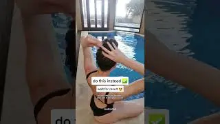 How to protect your hair whilst swimming 💦 #hairtok #hairstyle #summer #swimwear