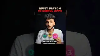 3 Useful Apps ⚡🎉💥 #app #apps #bestapps
