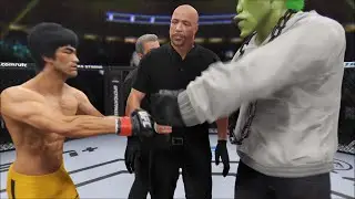 Bruce Lee vs Lizard | Epic EA Sports UFC 4 Fight Highlights