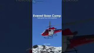 Everest Base Camp Helicopter Tour. #everestbasecamp #everesthelicoptertour #himalayantrekkers