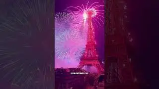 Happy New Year 2025 Paris Eiffel tower #happynewyear #2025 #paris #eiffeltower