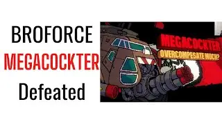 BROFORCE Gameplay walkthrough- boss fight- (MEGACOCKTER)- 1080p 60 fps