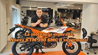 Nueva KTM 390 SMC R supermoto, una de las motos más esperadas!