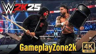 BROTHER VS BROTHER! Jey Uso vs Jimmy Uso No Holds Barred Match - WWE 2K25 Gameplay