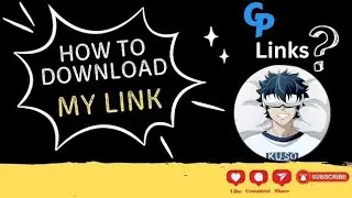 How To Download GpLinks  From My Description Box Step By Step Full Tutorial Video 2025