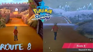 Pokemon Sword and Shield Gameplay -Route 8