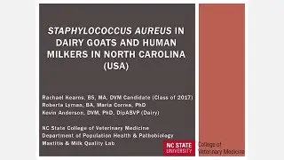 Staphylococcus aureus in Dairy Goats and Human Milkers