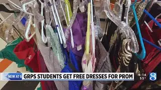 &lsquo;We&rsquo;re all happy&rsquo;: Grand Rapids students get free prom dresses