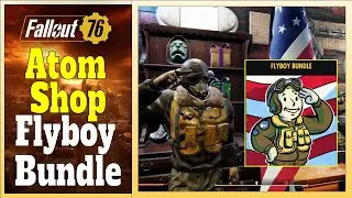 Fallout 76 Atom Shop | The Flyboy Outfit Bundle - Review (Before You Buy)