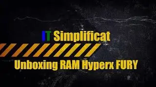 Unboxing memorie RAM Kingston HyperX FURY