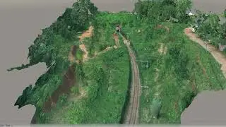 3D Railway Landslide Inspection using Drones by Dokimi Geoengineering Services LLP