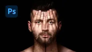 Hands Over Face Double Exposure Photoshop Tutorial