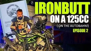 #ironButt #saddlesore ( 1600 KMS in 24 HOURS ) on a 125 CC Bike (on the Autobahn!) : Episode 2