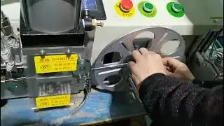 steel wire cutting winding and binding machine with pay off feeder