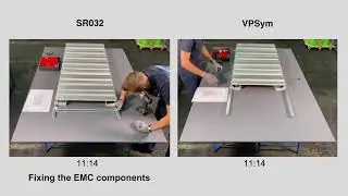 AirSTREAM mounting rail SR032 vs. VPSym Comparison of Installation Time