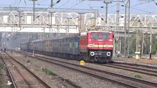 WAP4 Nizamuddin Ernakulam Mangala skips Tirunavaya railway station