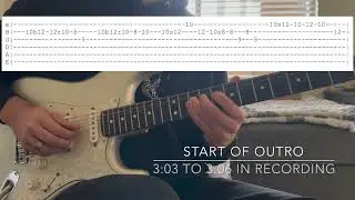 Wonderful Tonight Guitar Solo Tabs (Eric Clapton)