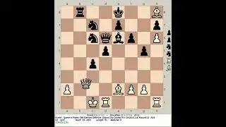 Dumb 2.3 vs Stockfish 17.1 | Queen's Pawn: Old Benoni Defense #chess