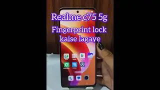 realme c75 5g phone fingerprint lock kaise lagaye how to fingerprint screen lock in realme c75 5g