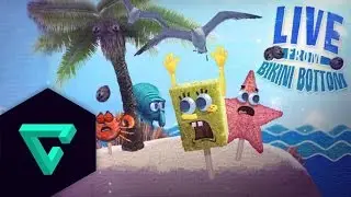 SpongeBob SquarePants ( NEW GAME ) - Live From Bikini Bottom | Online Games For Kids