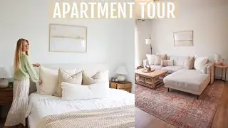 APARTMENT TOUR // minimal, cozy, + affordable decor // small apartment in Atlanta
