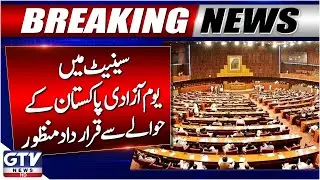 Senate Passes Resolution on Pakistan's Independence Day | Breaking News