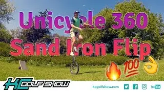 Unicycle Sand Iron 360 Flip Tricks