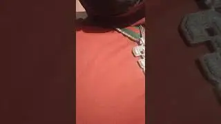Oj da juiceman's new producer bigroebeatz shows off his diamond 32 Ent chain